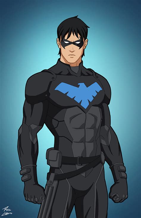 nightwing young justice costume|nightwing dies fanfic young justice.